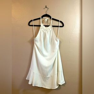 The Fifth Label White Halter Mini Dress S